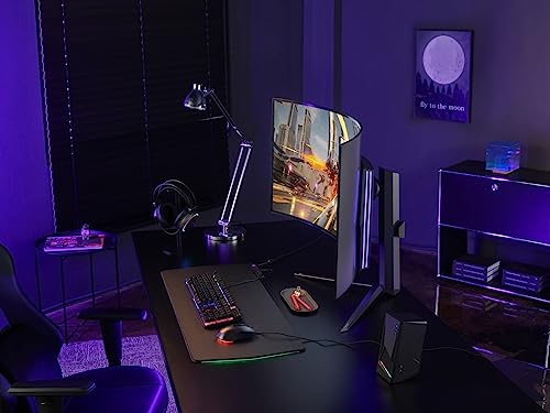 LG UltraGear 45GR95QE B Moniteur OLED jeux incurvé 45 44.5 visualisable 3440 x 1440 WQHD @ 240 Hz 200 cdm² HDR10 0.03 ms 2xHDMI DisplayPort - vue 9