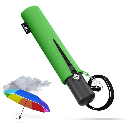 STYNGARD Regenschirm Kinder mit Sicherheitsreflektoren -...