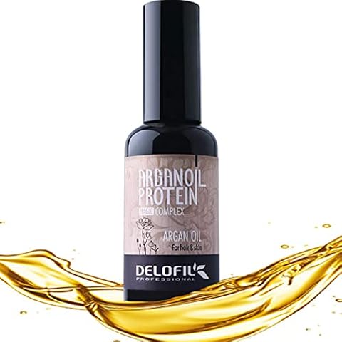Argan Oil for Hair and Skin, Organic Moroccan Argan Oil with Vitamin E Protein, Hair Serum Argan Oil, Professional Argan Oil Spray, Hair Repair Treatment for Dry Damaged Hair and Skin Care 50ML Cover