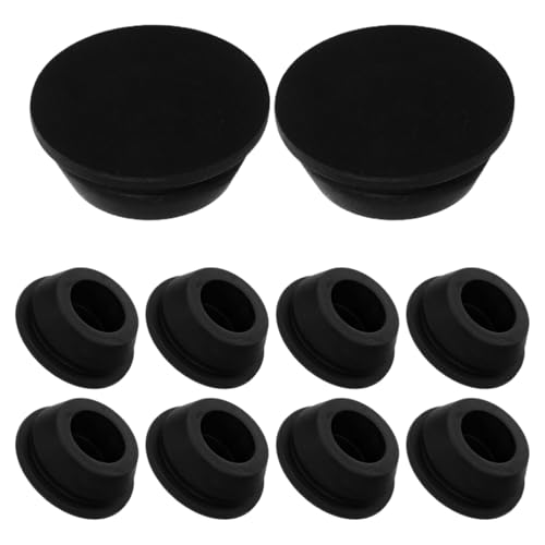 DOITOOL 10Pcs Air Conditioner Drain Plug Rubber Hole Stoppers 0.79 Inch Mini Split Ac Drain Stopper for Outdoor Unit Condensation Protection
