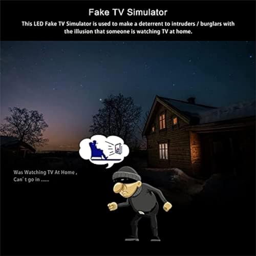 Simulateur TV veilleuse de sécurité pour simuler une présence pendant les vacances - 2