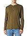 Produktbild camel active Herren Langarm Henley-Shirt mit Knopfleiste Dunkel Oliv Menswear-L
