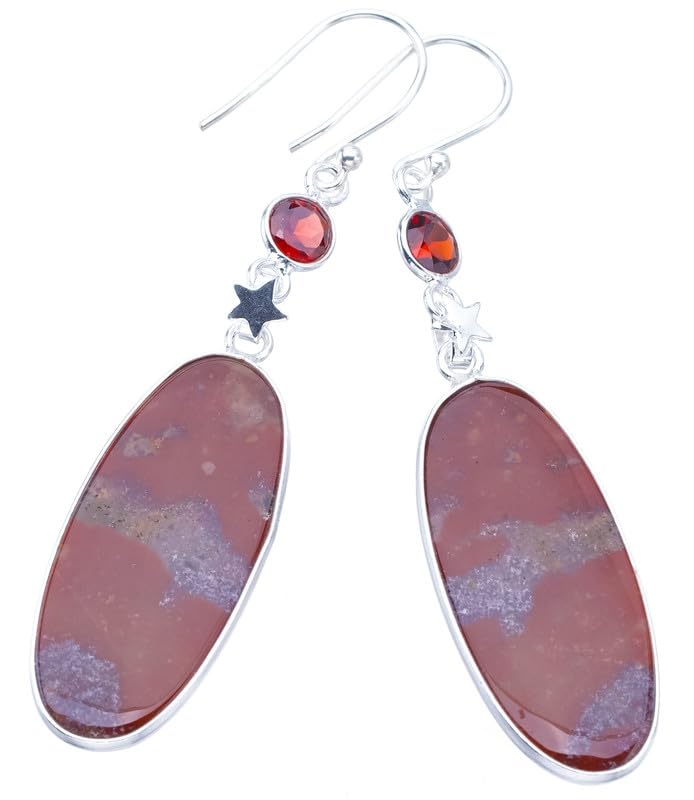 Boucles grenat étoile argent résout le manque d'éclat des bijoux ternes