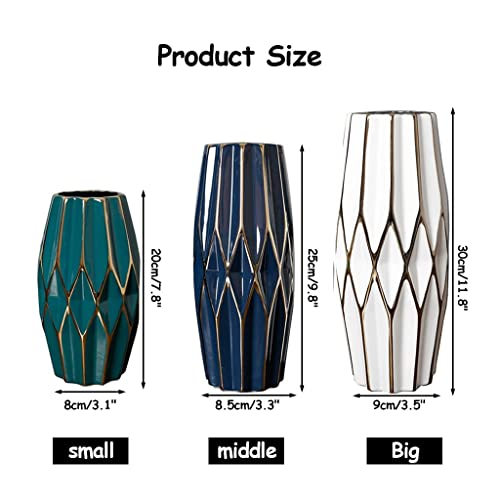 Vase moderne en céramique pour embellir une table et masquer le vide - 8