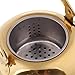 Aymzbd Stainless Steel Tea Kettle for Outdoor Use 1000ml 1500ml 2000ml 2500ml, Gold, 1.5L