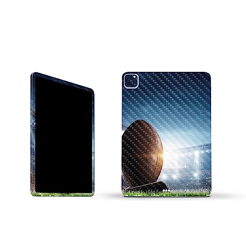 Image of MightySkins Carbon Fiber Skin Compatible with Apple iPad Pro 11 inch M2 4th Gen (2022) Full Wrap Kit - Big Game | Protective, Durable Textured Carbon Fiber Finish | Easy to Apply | Made in The USA