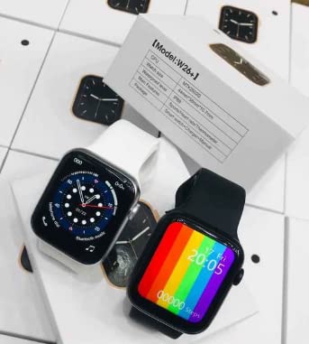 KGNCKGNC 44 MM Display Water Proof Watch Bluetooth Connect Music SMS Contacts 4 Hour Battery Life (Blue)