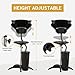 Portable Shampoo Bowl (Pack of 1) | Adjustable Basin Height,One-Bucket Design with Drain Hoses | Home & Barber Use | Black