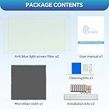 STARY 2 Pack 24 Inch Blue Light Blocking Screen Protector for 16:9 Aspect Ratio Computer Monitor, Removable Anti Blue Light Glare UV Light Reflection Fliter for Work and Study - Image 9