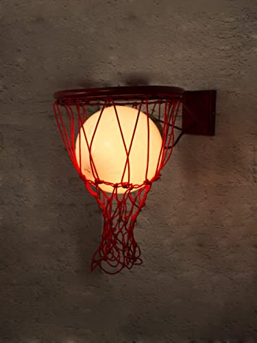 Image of Fancy Wall Light Basket Ball Home Decorative Lamps for Bedroom Decoration