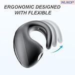 Open Ear Earbuds Lightweight Comfort Clip Wireless Earbuds Sweat Resistant Bluetooth Headphones Lightweight Sport Headphones for Workouts and Running with Dual Digital Display 44H Playtime IPX7 - Image 2