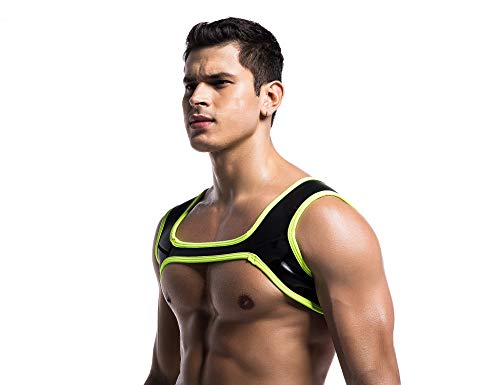 Double Shoulder Support Brace Mens Chest Harness Gym Sport Muscles Protector Xl-Black #TOP3