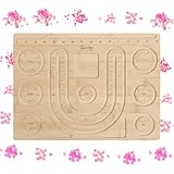 Texture finement polie : les planches à perles pour la fabrication de bijoux mettent en valeur le grain du bois naturel avec une qualité élégante et uniforme, assurant un toucher chaleureux et soutenant la création artistique faite à la main, ce qui les rend adaptées pour les projets de bijoux complexes