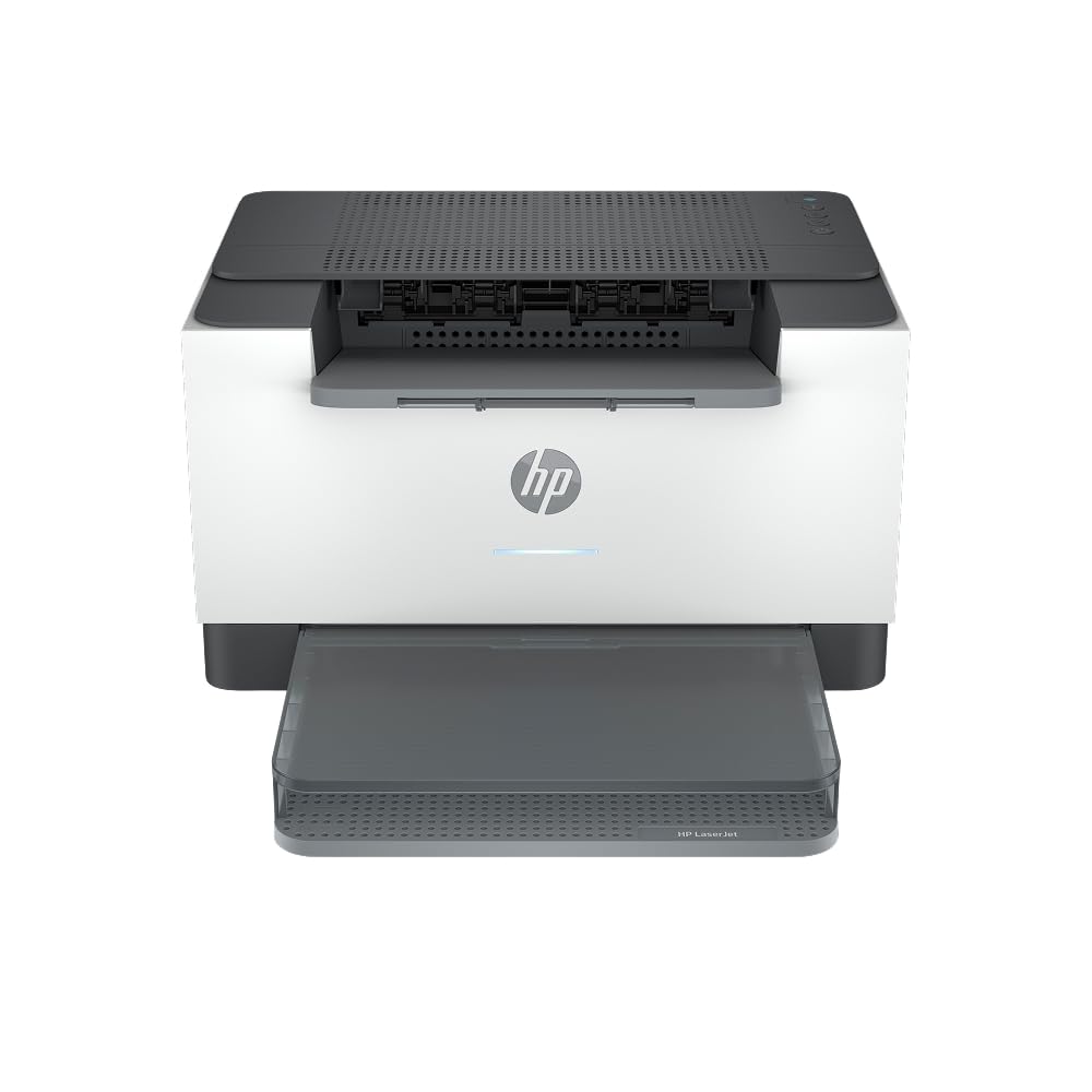 HP LaserJet M209dw 6GW62F, Impresora Láser A4 Monocromo - Impresión a Doble Cara Automática (29ppm, Wi-​Fi, Ethernet, USB, Procesador 500MHz, Memoria 64MB, Smart App, Panel de Control) Blanca y Gris