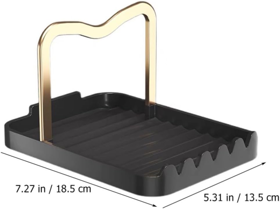 Space Aluminum Lid Holder Rack for Kitchen Counter and Stovetop