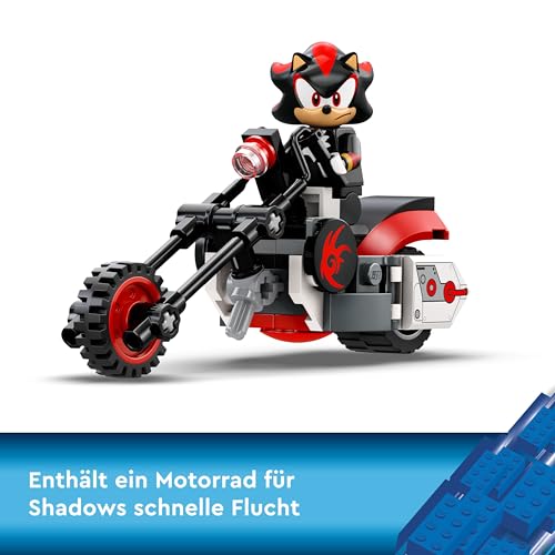 LEGO Sonic the Hedgehog Shadow the Hedgehog Escape, Motorbike Toy for Kids, Boys & Girls Aged 8 Plus with Buildable Lab… – Ansicht 5
