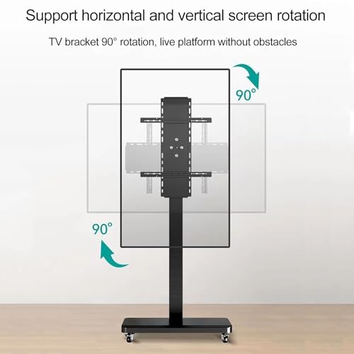 Soporte móvil para TV con ruedas, 32-65 pulg. miniatura 4