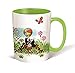 Maulwurfshop - Der Kleine Maulwurf Keramik Tasse Becher Ball Hügel grün