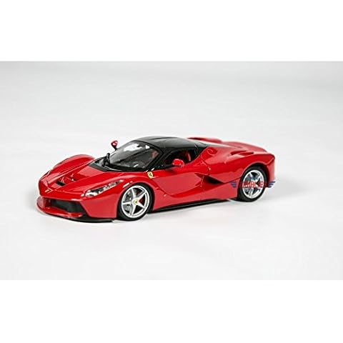 Bburago Ferrari Race and Play LaFerrari 1/24 Scale Diecast Model Vehicle Red Cover