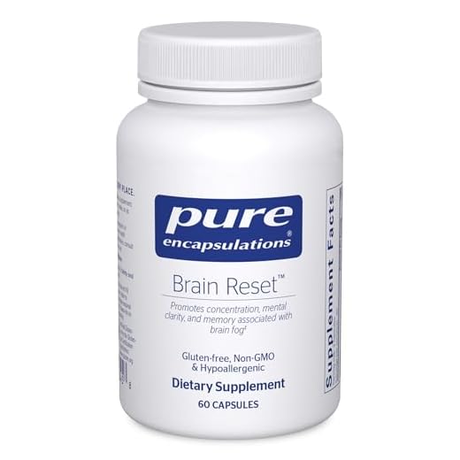 Pure Encapsulations Brain Reset | Supports Concentration, Clarity, and Memory Associated with Brain Fog | 60 Capsules*