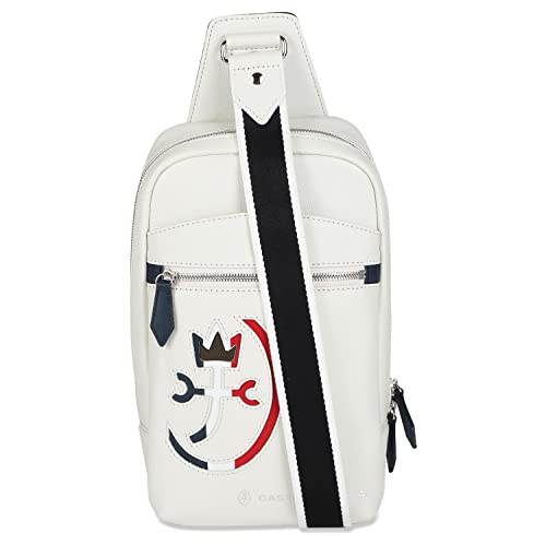 CASTELBAJAC カステルバジャック ボディバッグ 白×黒 CASTELBAJAC カステルバジャック ボディバッグ ワンショルダー