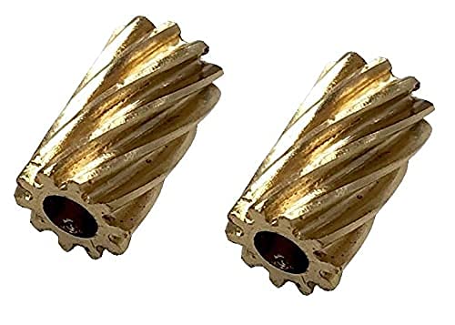 Dotpot Motor Brass Pulley/Motor Gear/Motor Pulley Compatible for Laserjet 1010, 1012, 1015, 1018, 1020, 3015, 3020, 3030, M1005, LBP2900, LBP3000 Printers (Pack of 2)