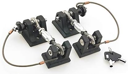 Locking Hood Hold Down for the 2007-2018 Jeep Wrangler JK | Quick Release Pin | Adjustable Tensioning Turnbuckle | Stainless Steel & Billet Aluminum Construction | DV8 Offroad