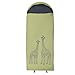 10T Sacco a Pelo per Bambini con Diversi Motivi in Diverse Misure e Colori Come Sacco a Pelo o Sacco a Pelo a Mummia, 4260181765914, Grün - Giraffe, XL