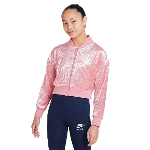Image of Nike Cotton Blend Girls Hooded Sweatshirt