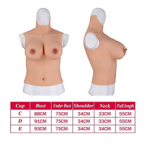Prothèse pour mastectomie en silicone réaliste E 1860g