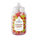 Bonds of London Cough Candy Jar, Vegetarian, Retro Aniseed Flavour Boiled Sweets Gift, 1.7 Kg (Pack of 1)
