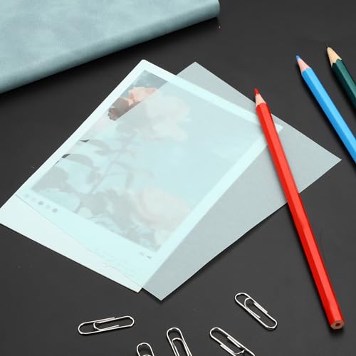 PATIKIL 30 folhas de papel de velino 4,25 x 5,5, papel translúcido para impressão de papel velino 10