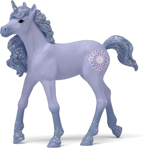 schleich BAYALA | Poulain Licorne Iris 70861 | Figurine féerique détaillée | Cadeau Magique pour Enfants | Figurine de Collection de Haute qualité | Jouet...