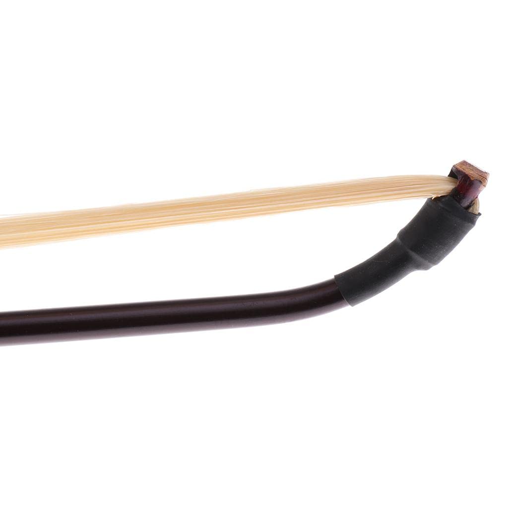 Gralara Archet D'erhu En ébène de 33 Pouces, Instrument Chinois 2 - Crêpes de Queue