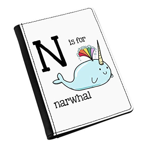 Housse Passeport Narwhal Lettre N pour Organiser vos Voyages en Famille
