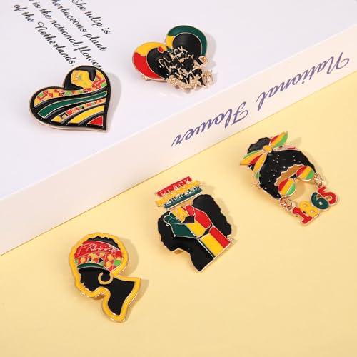 Image of Mardi Gras Brooches for Women 5 Pcs Glitter Mask Fleur-De-Lis Mask Skull Jester Feather Hat MARDI GRAS Crown Brooch Pins Bulk Festival Carnival Parade Party Brooches Accessories Gift for Mardi Gras Holiday Costume Decoration