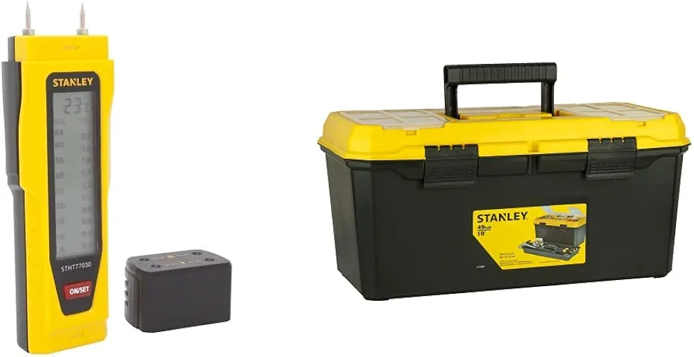 STANLEY 077030 Moisture Meter for Measuring Masonry Mortar Concrete