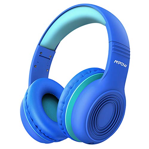 Mpow CH6 Kids Headphones for Baby to Teen, Switchable Volume Limited Safe Headphones w/Sharing Function for Children Boys Girls, Foldable Over-Ear/On-Ear Headset w/Mic for School/PC/Cellphone