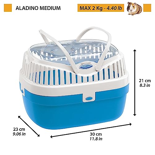 Ferplast Aladino Médio, Transportador para Roedores, Sortido Ferplast para Roedores e outros animais