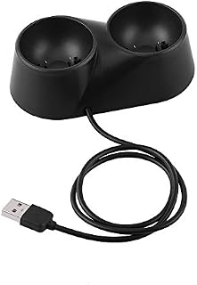 Dual Charger Dock for PS4 VR Controllers, Dual Console Charging Station Stand for PS4 VR Handle Remote Controllers