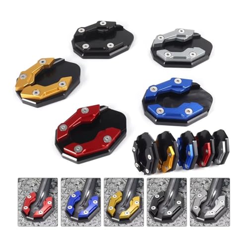 Base coussinet pied béquille NMAX155 support moto silver durable - 2