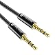 Syncwire 3.5mm Audio Kabel Nylon Geflochtenes 1M Klinke auf Klinke kabel für Kopfhörer Apple iPhone iPod iPad, Echo Dot Heim KFZ Stereoanlagen, Smartphones, PC, Lautsprecher, MP3 Player usw