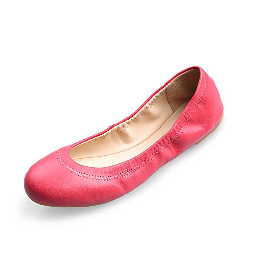 Xielong Women's Flats, Lambskin Ballet Flats Shoes Red by Xielong - Used condition - US$12.85