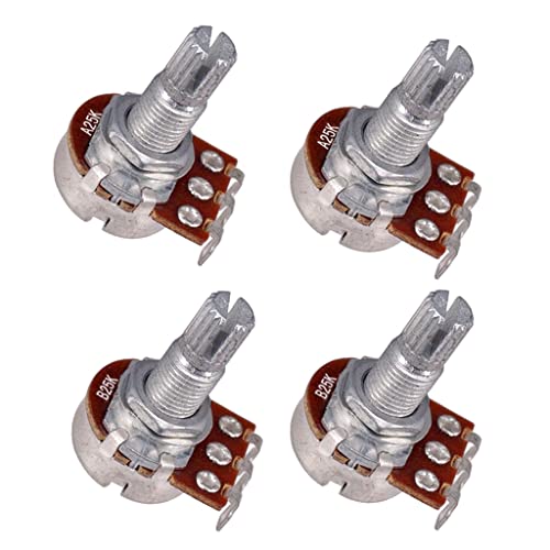 Guitare 25K for potentiomètre à arbre divisé basse, for Volume ou tonalité for guitare électrique avec potentiomètre… - Les Beatles, Paul McCartney, John Lennon, RIngo Starr, George Harrison Guitare 25K for potentiomètre à arbre divisé basse, for Volume ou tonalité for guitare électrique avec potentiomètre… – Image 3