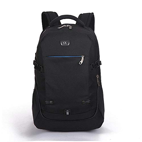 Mochila repelente al agua gris claro que protege los libros escolares