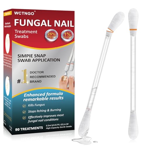 50% off - Fungal Nail Treatment Swabs-50ct, Extra Strength 25% Undecylenic Acid for Toenail Fungus,...