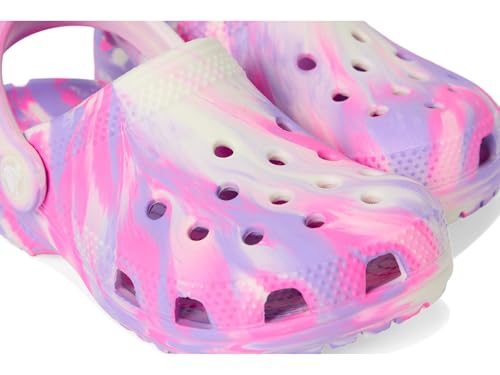 Image of Crocs Unisex-Child Classic Watercolor Marbled Clog