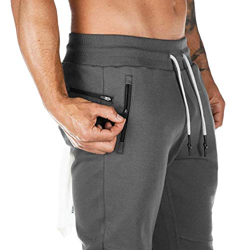 Breampot Heren joggingbroek sportbroek katoen fitness slim fit trainingsbroek vrijetijdsbroek - Image 5