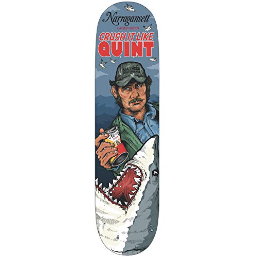 All I Need Skateboard Deck Crush it Like Quint 8.25" Narragansett Beer