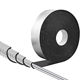 Aislamiento de Tuberías de Calefacción, 5 cm x 10 m Autoadhesivo Aislante para Bobinado, Cinta de espuma Autoadhesiva Aislante, Envoltura de Aislamiento para Tuberías Exterior (1 Rollo)